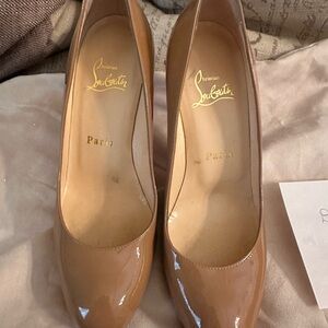 Christian Louboutin Women's Tan Pumps